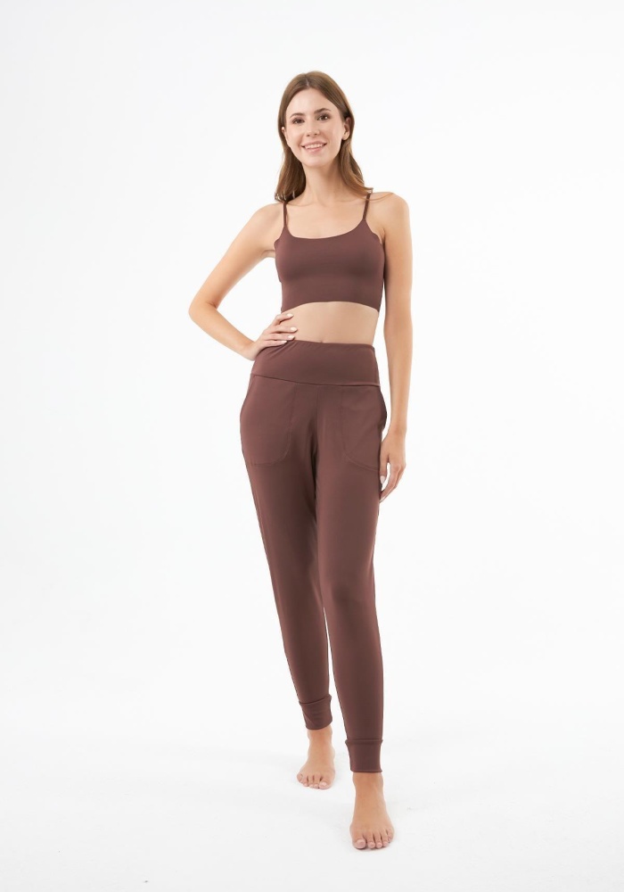 Ayarlanabilir İnce Askılı Lazer Kesim Kadın Crop Büstiyer CH1752