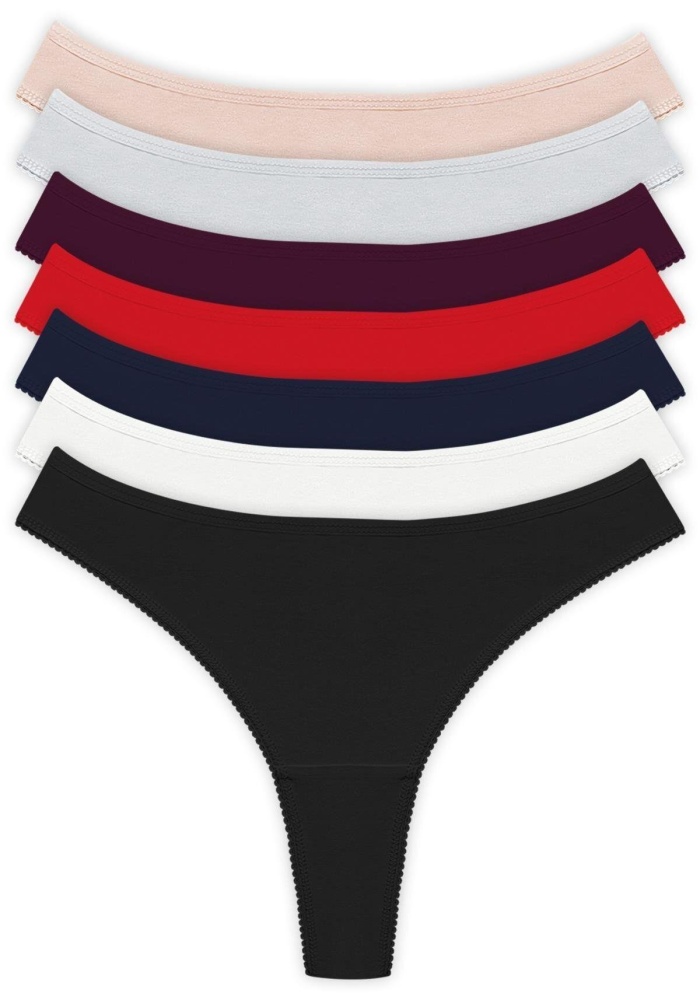 Basic Pamuklu Dantel Detaylı Kadın Tanga Külot CH6042