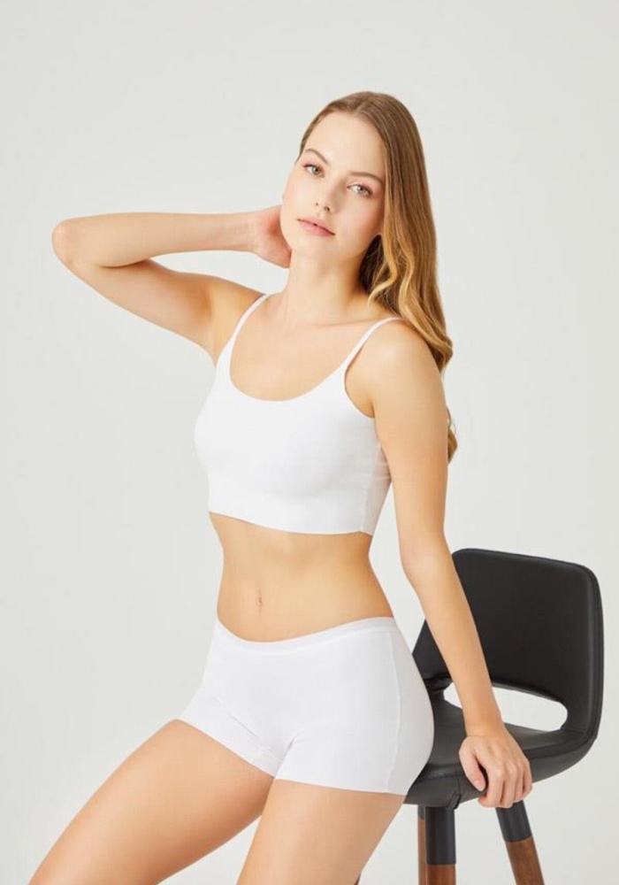 Lazer Kesim Kadın Boxer Külot CH6105