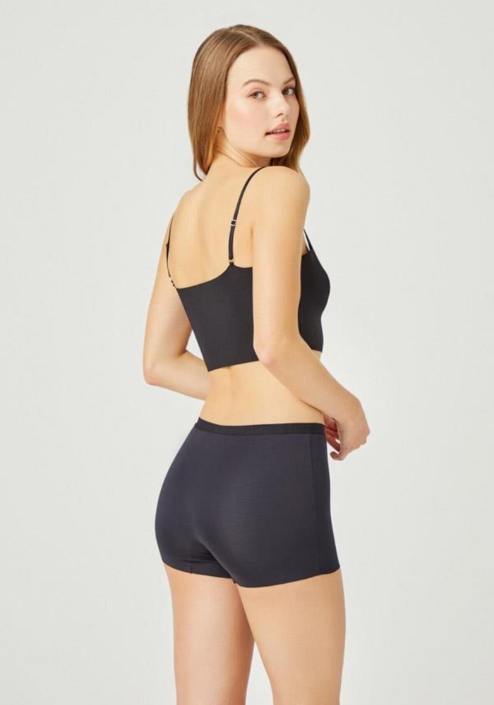 Lazer Kesim Kadın Boxer Külot CH6105