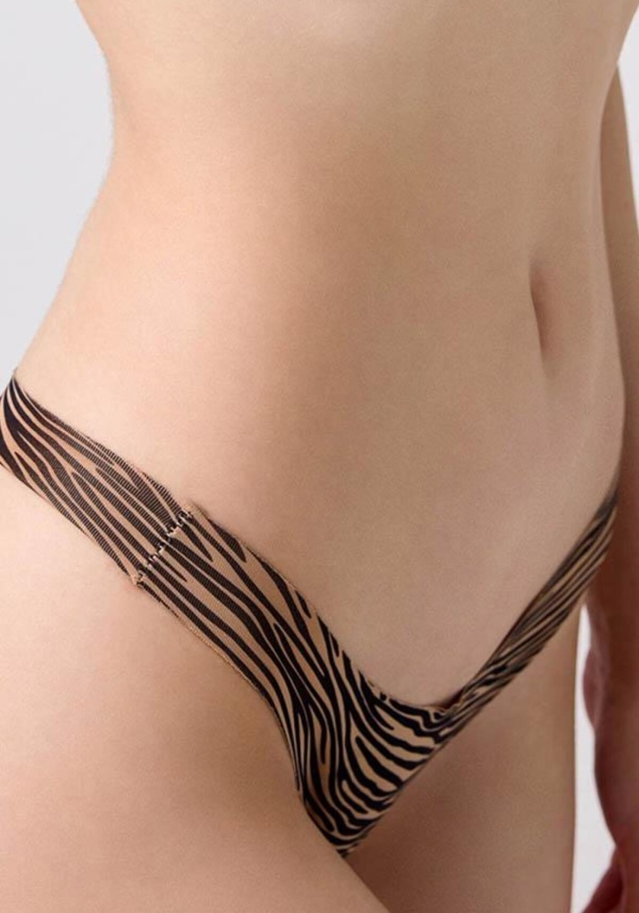 Desen Lazer Kesim Bayan Tanga Külot CH6178