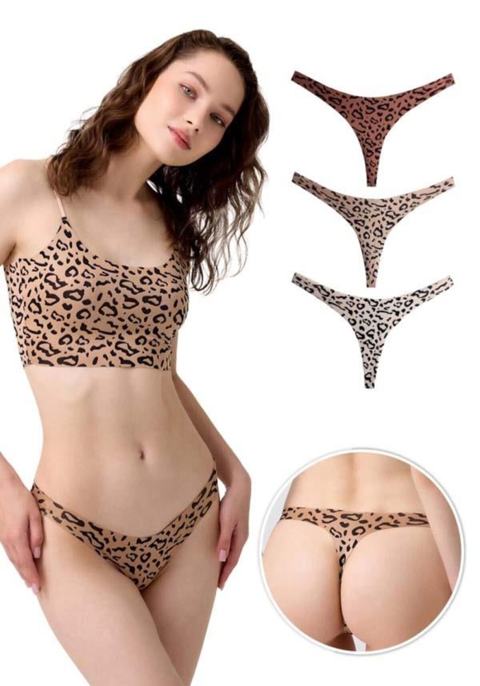 Desen Lazer Kesim Bayan Tanga Külot CH6178