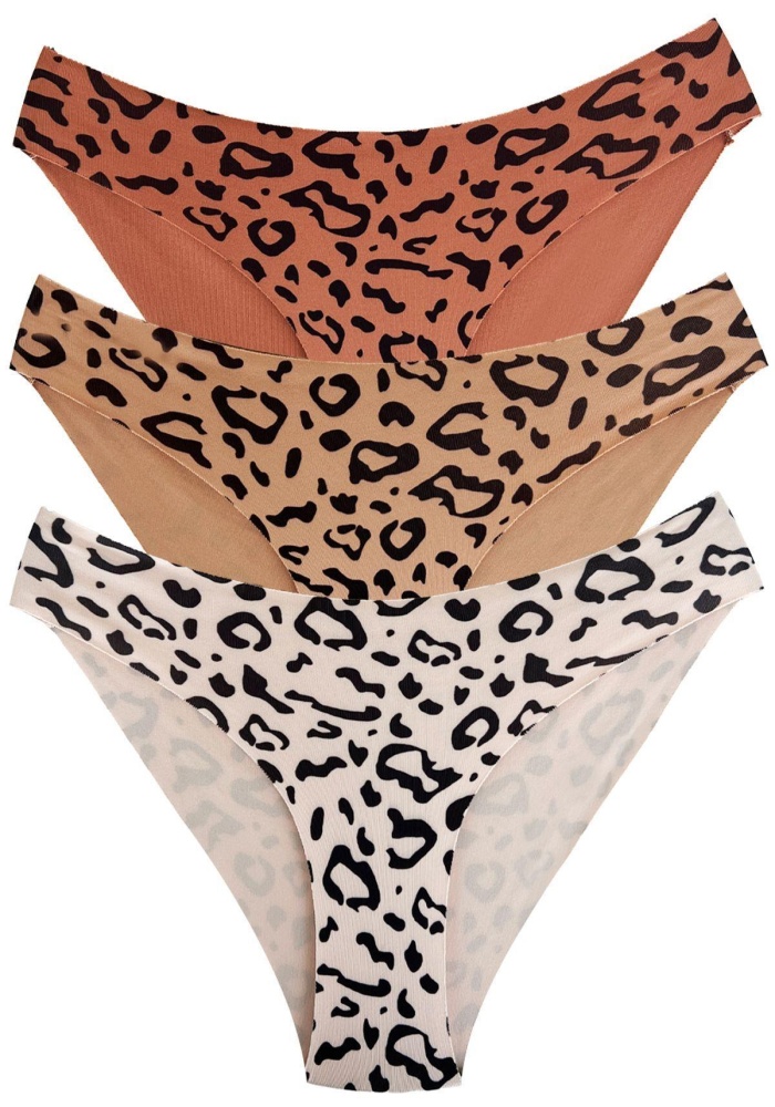 Desenli Basic Lazer Kesim Bikini Külot CH6179