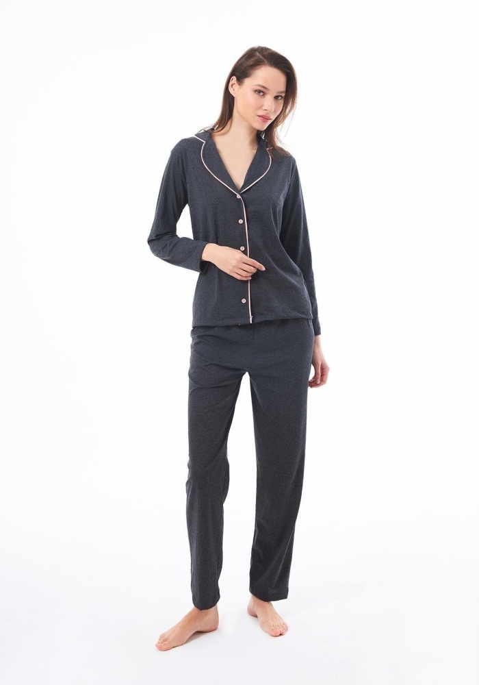 Pamuklu Kadın Pijama Seti CH1517