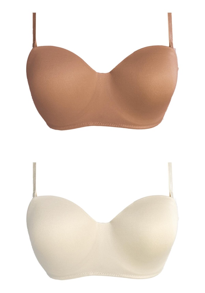 Balenli Toparlayıcı Dolgusuz Straplez Lotus Sütyen CH1100