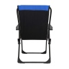 Natura 2 Adet Kamp Sandalyesi Piknik Sandalye Dikdörtgen Bardaklıklı Mavi + Katlanır MDF Masa