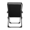 3 Adet Kamp Sandalyesi Katlanır Piknik Sandalye Dikdörtgen Bardaklıklı Gri