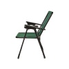 Natura 2 Adet Kamp Sandalyesi Katlanır Piknik Sandalye Oval Bardaklıklı Yeşil