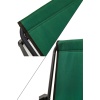 Natura 4 Adet Kamp Sandalyesi Piknik Sandalye Oval Bardaklıklı Yeşil + Katlanır MDF Masa