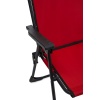 Natura 2 Adet Kamp Sandalyesi Piknik Sandalye Kırmızı + Katlanır MDF Masa