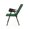 4 Adet Kamp Sandalyesi Bardaklıklı Lüks Piknik Sandalye Yeşil + Katlanır Mdf Masa