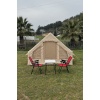 6 Kişilik 4 Mevsim Şişme Kamp Çadırı 6m2 300cm x 200cm x 210cm 420D Kumaş