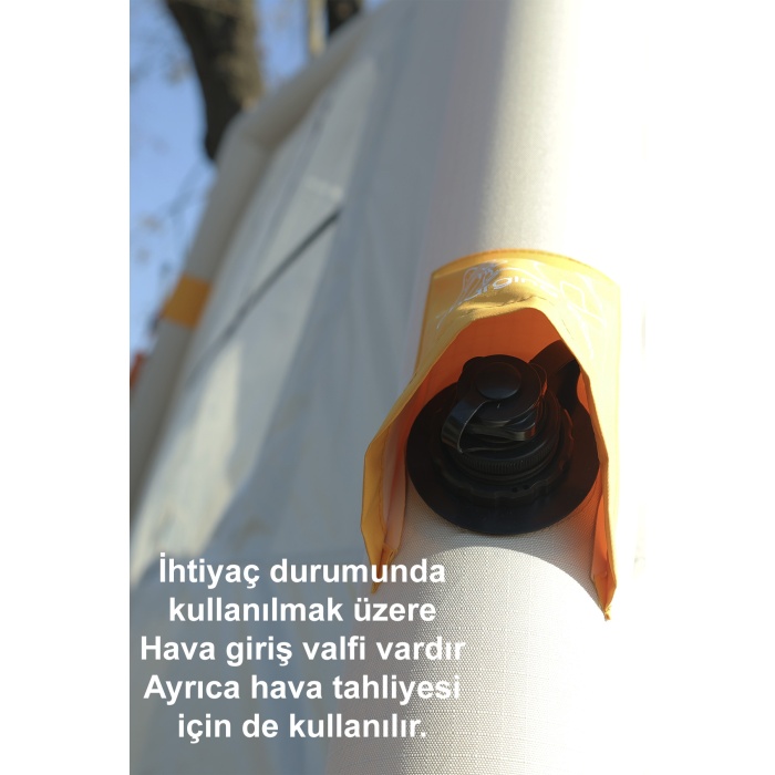4 Kişilik Otomatik Şişme Kamp Çadırı Dahili Pompalı Şarjlı Motorlu 220cm x 220cm x 175cm
