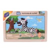 Playwood Ahşap Eğitici Puzzle / Hayvanlar Alemi Zebra 20 Parça