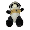 Peluş Panda Kahverengi Yelekli 40 Cm