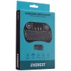 Everest Işıklı Kablosuz 2.4ghz Wifi Smart Tv Mini Klavye Dokunmatik Mous