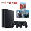 Sony Playstation 4 500gb + 2 Adet Sıfır Dualshock 4 + 3 Adet Orjinal Oyun