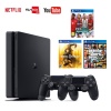 Sony Playstation 4 1TB + 2 Adet Sıfır Dualshock 4 + Pes 2021  Gta 5 Mortal kombat 11