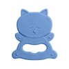 Bambino Kauçuk Yumuşak Diş Kaşıyıcı Kedi  Mavi