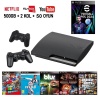 Ps3 500gb + 2 Kol + 45 Oyun + 3 Ay Kasko Hediye