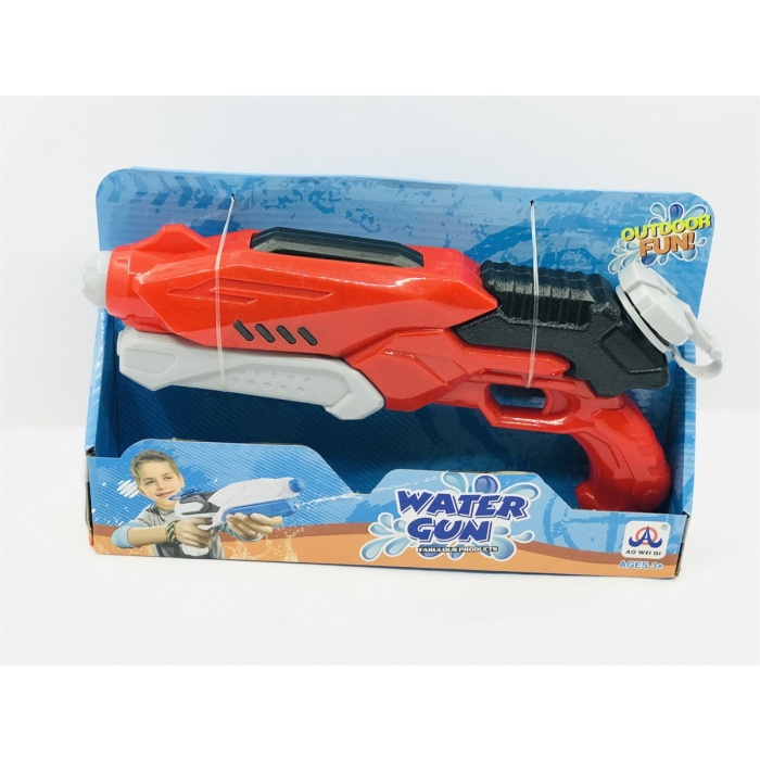 Kelebek Oyuncak Water Gun Su Tabancası - Kırmızı-Siyah