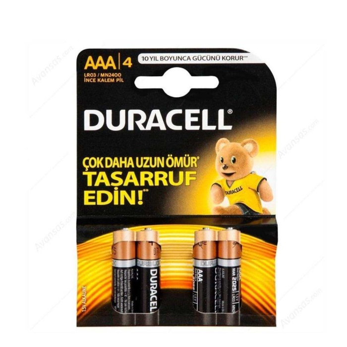 Duracell Pil İnce AAA