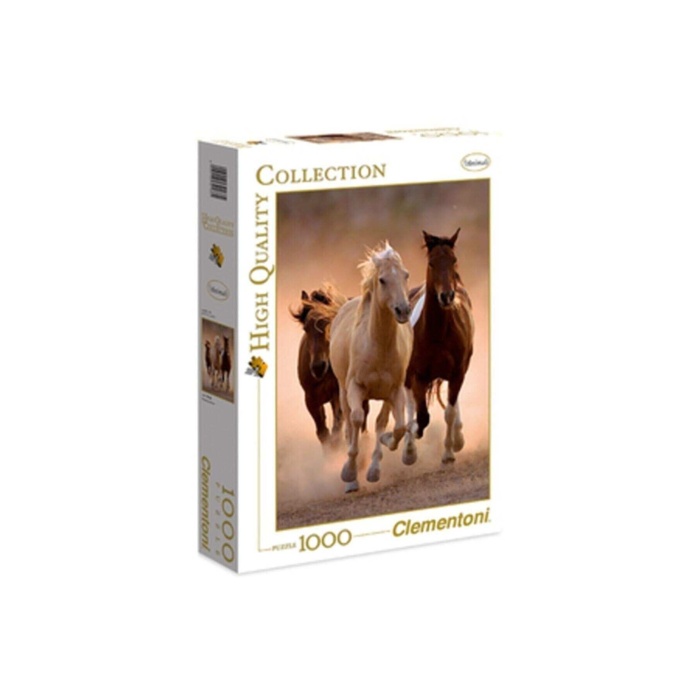 Clementoni Puzzle 1000 Parça Koşan Atları