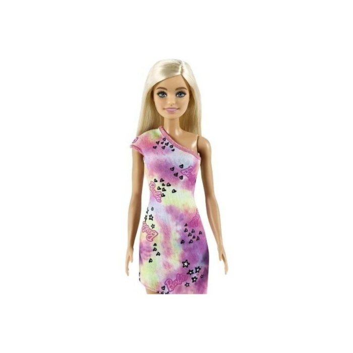 Barbie Bebek Sarışın Renkli Elbiseli GBK92-GVJ96