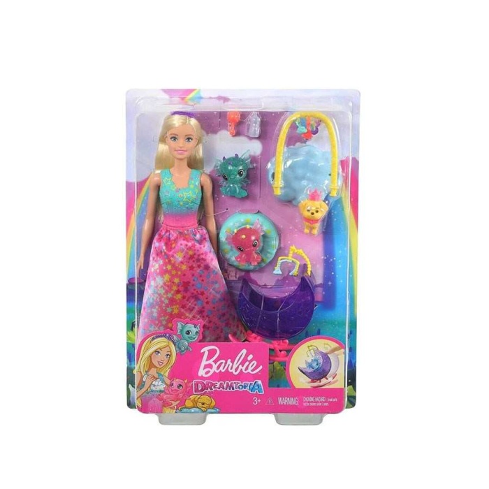 Barbie Dreamtopia Ejderha Kreş Oyun Seti Gjk51