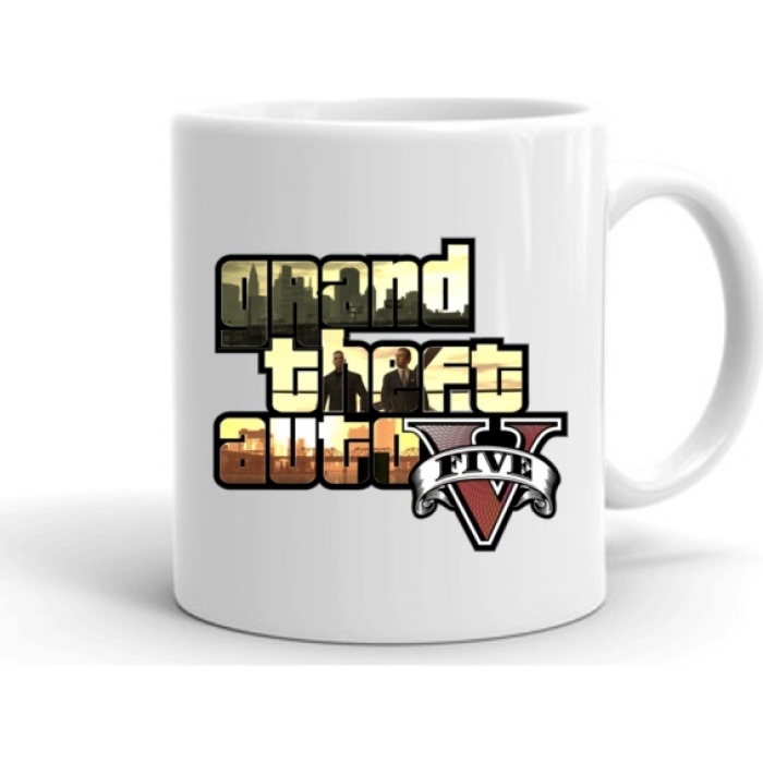 Gta 5 Grand Theft Auto V Baskılı Kupa