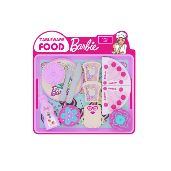 Uçar Oyuncak Barbie Pasta Seti