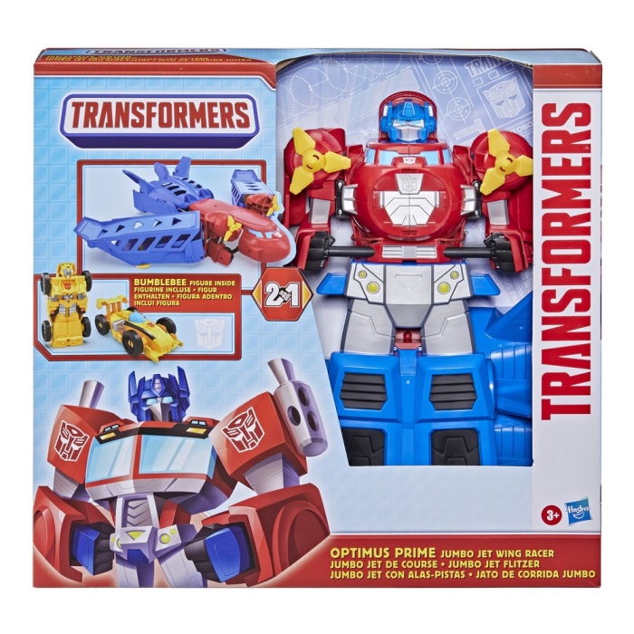 Transformers Optimus Prime Jumbo Jet Yarışçısı