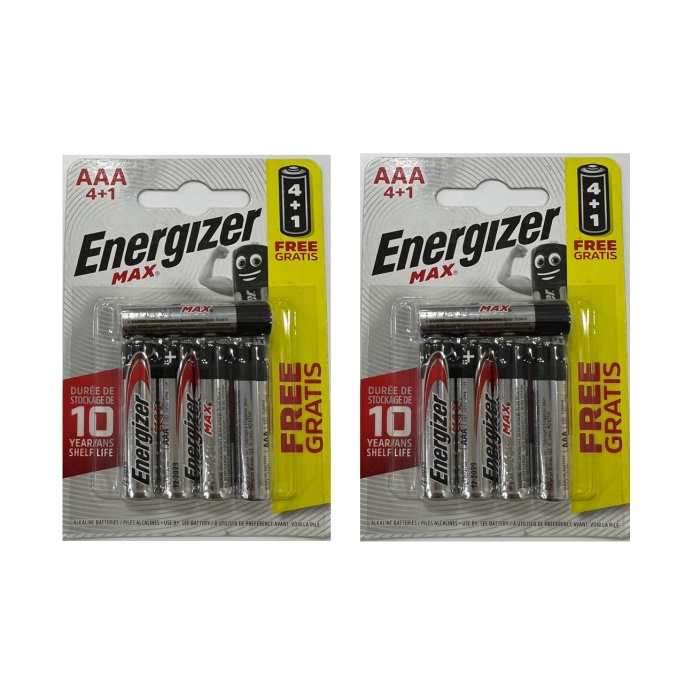 Energizer Max Alkaline AAA İnce Pil (8+2)