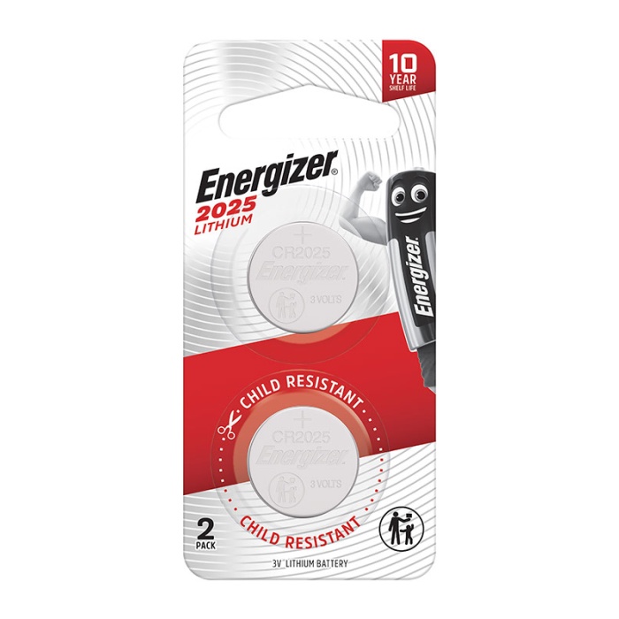 Energizer CR2025 Lityum 3V Pil (2 adet)