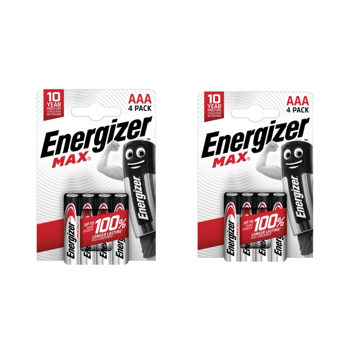 Energizer Max Alkaline AAA İnce Pil (8 Adet)