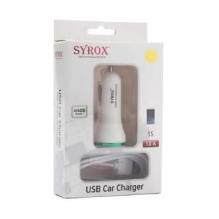 Syrox C27 Araç İçi 1.0A Şarj Micro Usb İphone Uyumlu