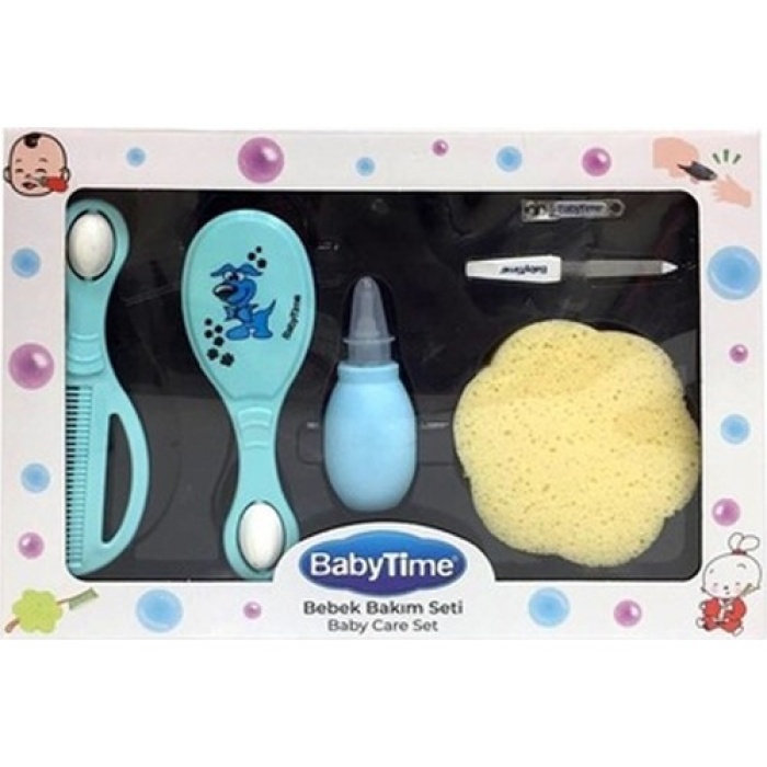 Babytime Bebek Bakım Seti BT512 -Mavi