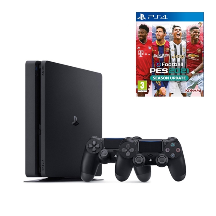 Sony Playstation 4 1TB + 2 Adet Sıfır Dualshock 4 + 1 Adet Sıfır Pes 2021
