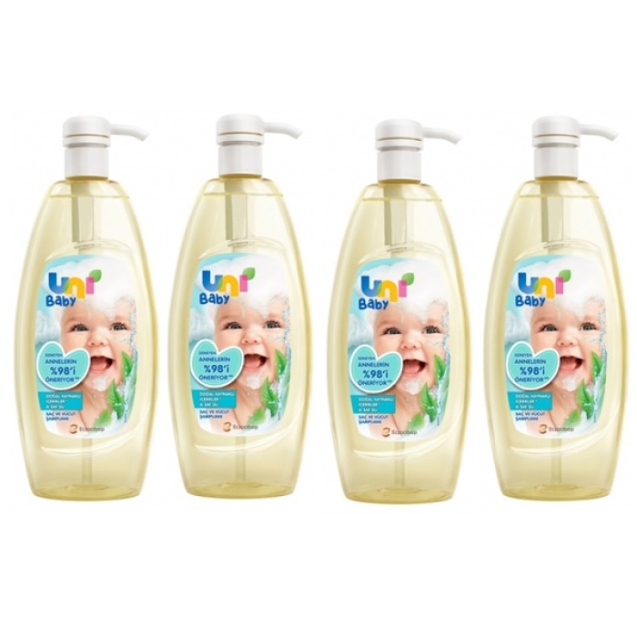 Uni Baby Şampuan 700 ml 4 Adet