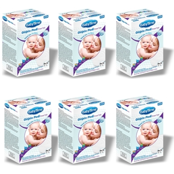 Babytime Doğal Ekstra Yumuşak Göğüs Pedi 40lı 6 Paket