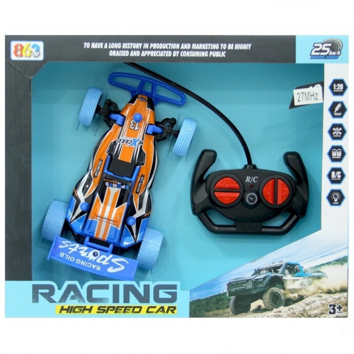 Can Oyuncak 1:20 Racing High Speed Şarjlı Kumandalı Buggy Turuncu