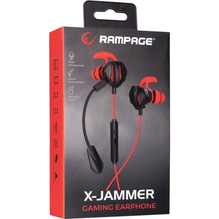 Rampage X Gaming Oyuncu Kulakiçi Mikrofonlu Kulaklık