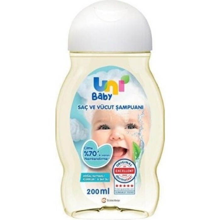 Uni Baby Saç ve Vücut Şampuanı 500ml