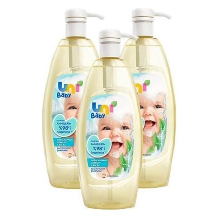 Uni Baby Şampuan 500 ml 3 Adet