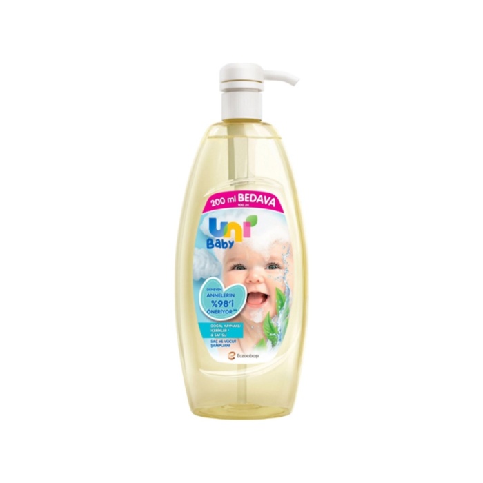 Uni Baby Şampuan 900 ml 12 Adet
