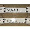 LG 49UJ651V LED BAR, 49UJ701V, V1749R1, V1749L1 LED BAR