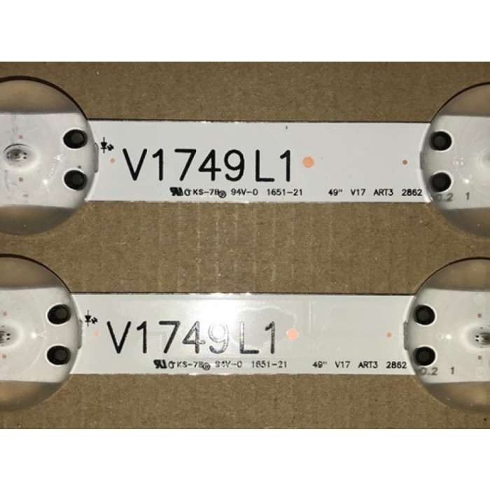 LG 49UJ651V LED BAR, 49UJ701V, V1749R1, V1749L1 LED BAR