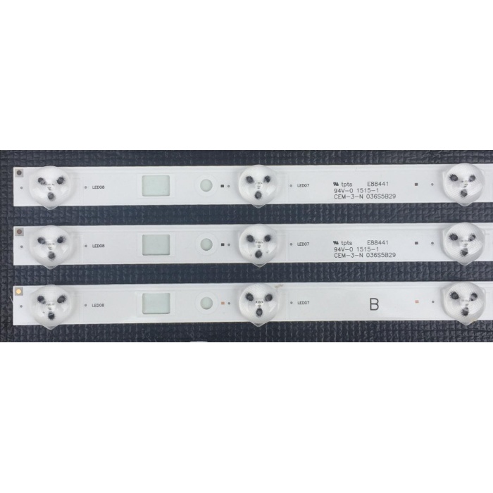 SAMSUNG 2013SONY32A 3228, SONY KLV-32R402A SIFIR LED BAR TAKIMI 3 ADET (8 LEDLİ)