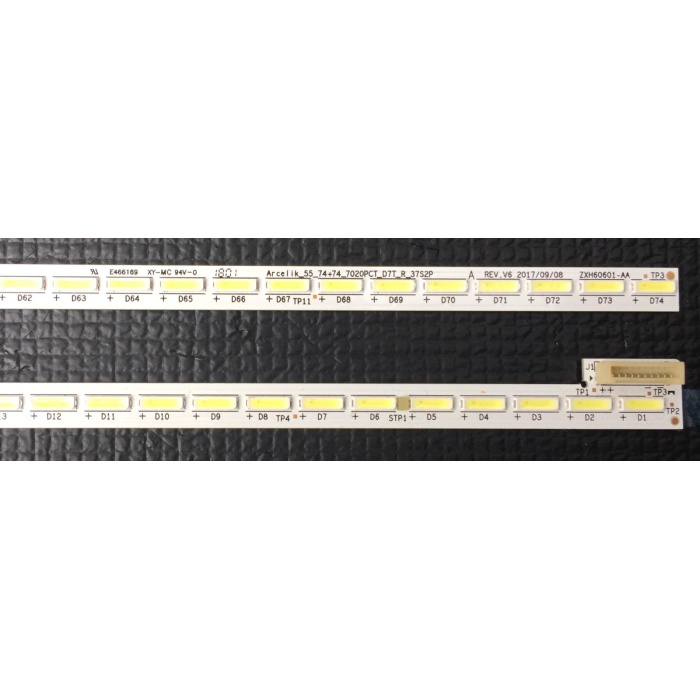 ARCELIK_55_74 74_7020PCT_D7T, ZXH60600-AA, ZXH60601-AA, BEKO B55L 9762 5B, LED BAR