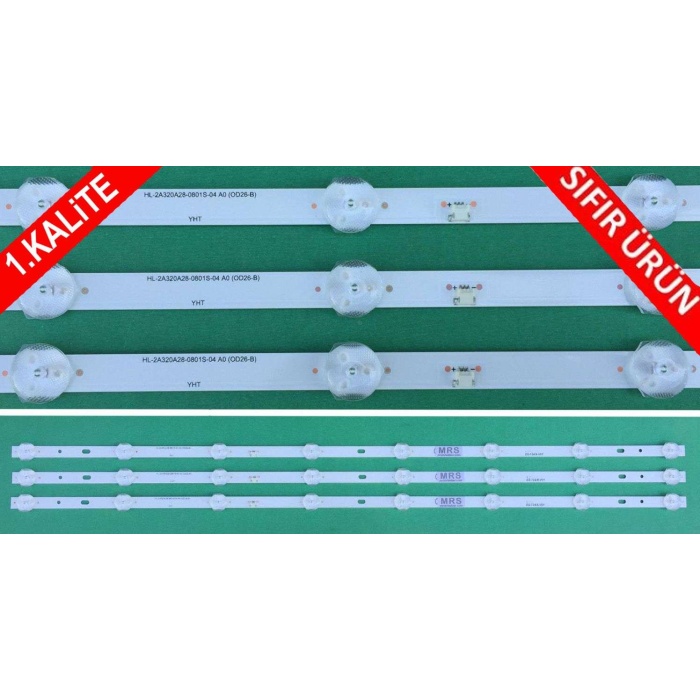 HL-2A320A28-0801S-04 A0 (OD26-B), LC320DEXJ-SEE1, LED arka işık şeritleri